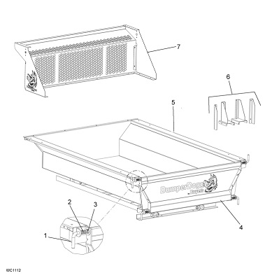 DumperDogg Steel & Stainless Steel Inserts and Parts Schematic Angelo's Supplies DumperDogg Steel & Stainless Steel Inserts and Parts Schematic Angelo's Supplies