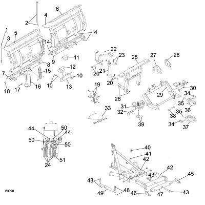 Western MVP Ultra Mount Snow Plow Parts Angelo's Supplies Western MVP Ultra Mount Snow Plow Parts Angelo's Supplies