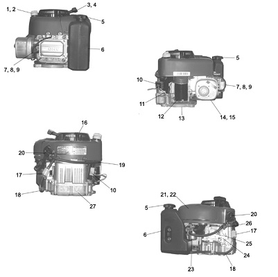 Briggs & Stratton 10.5 Intek Gas Parts Angelo's Supplies Briggs & Stratton 10.5 Intek Gas Parts Angelo's Supplies
