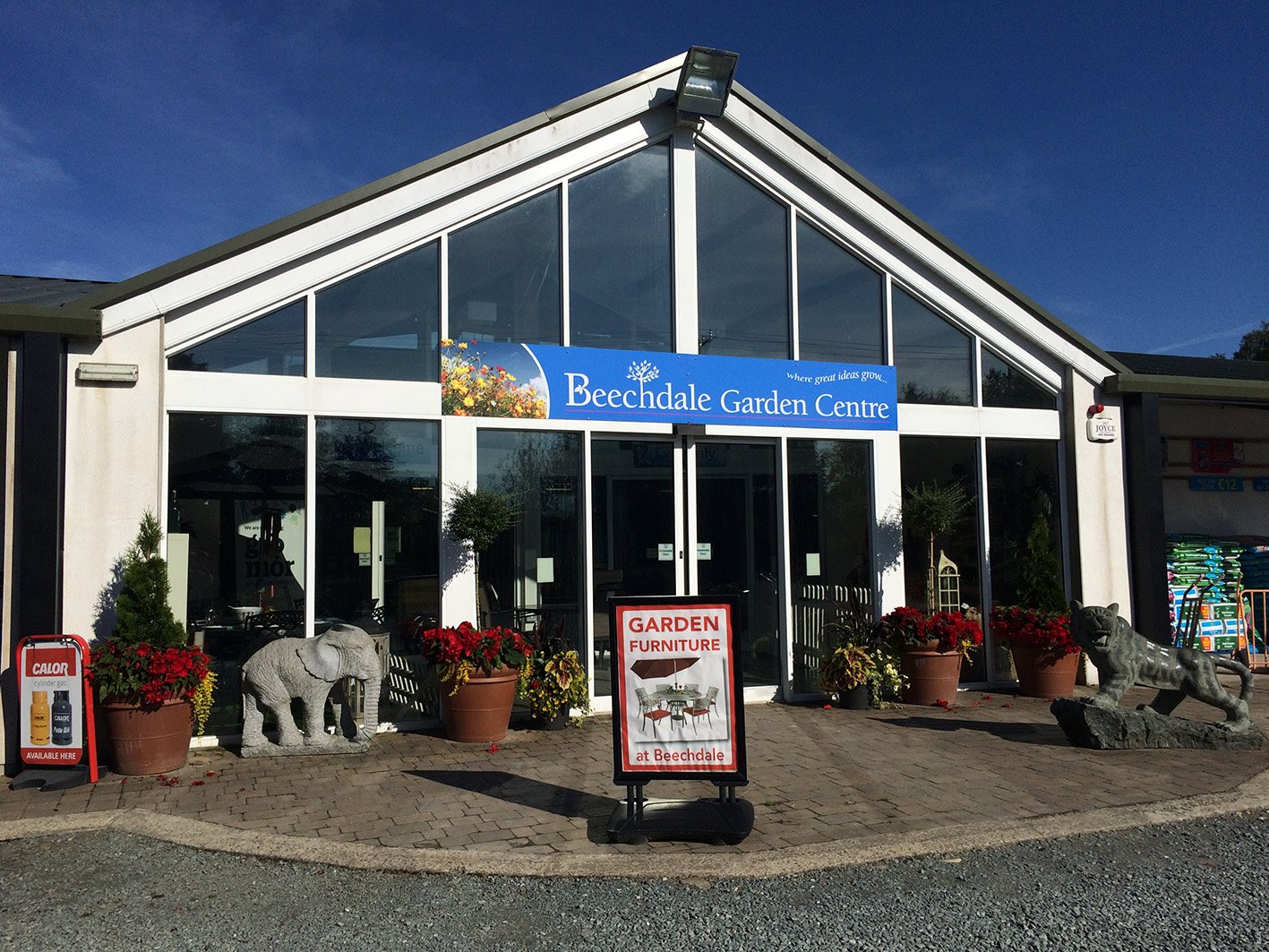 Beechdale Garden Centre Shop Front