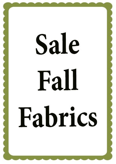 Sale Fall Fabrics