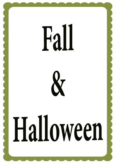 Fall and Halloween