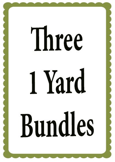 Sale Three 1 Yard Cuts