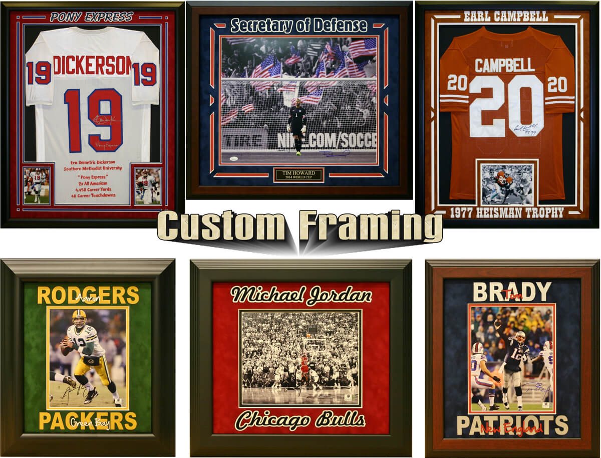 Custom memorabilia hot sale framing