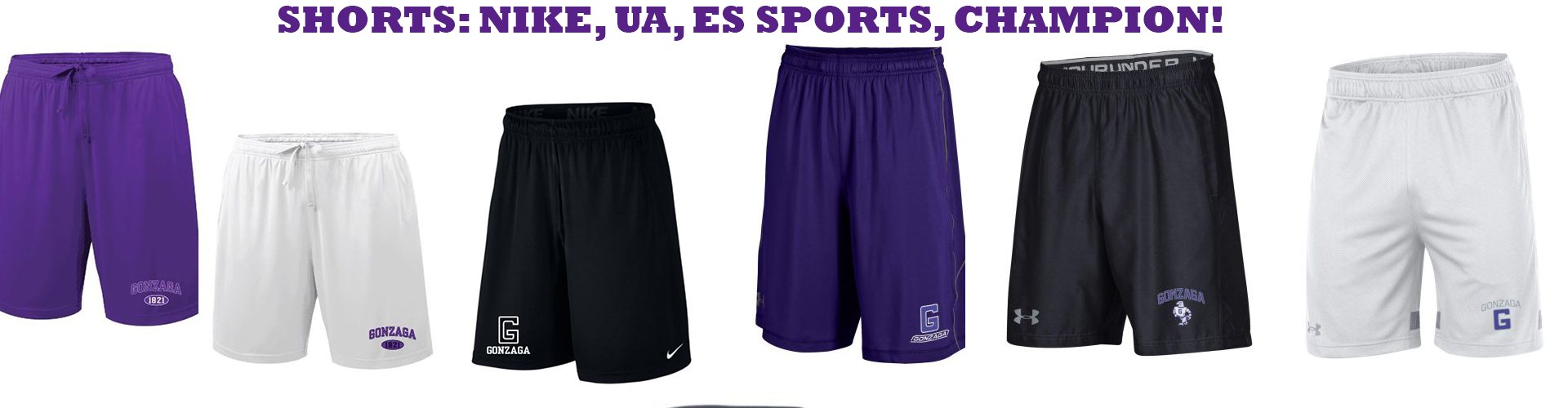 Gonzaga Shorts for All!
