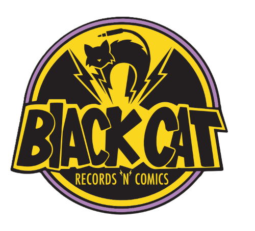 Black Cat Records N Comics logo