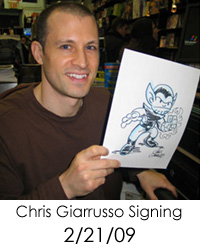 Chris Gairrusso signing at FPNYC
