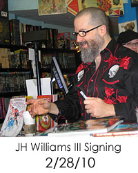 JH Williams III signing at FPNYC
