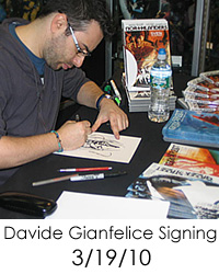 Davide Gianfelice signing at FPNYC