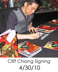Cliff Chiang Signing at FPNYC