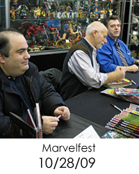Marvelfest siging with Don Slott, Neil Adams, and Chris Claremont at FPNYC