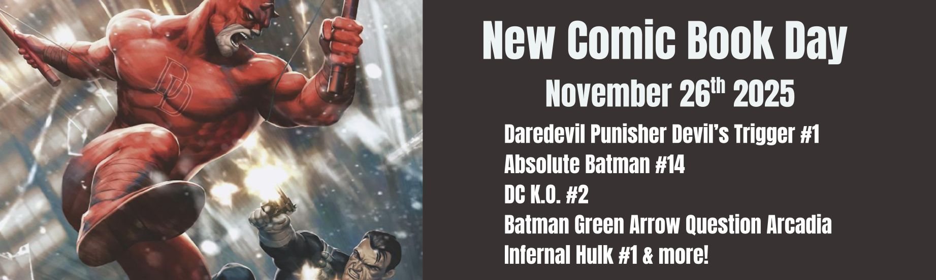 New Comic Book Day November 26th 2025 - Forbidden Planet NYC