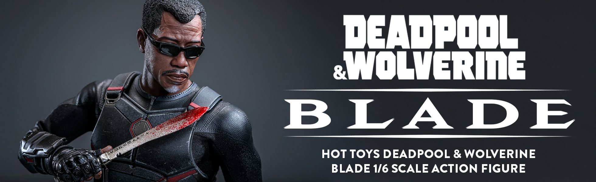 Hot Toys Deadpool and Wolverine Blade 1/6 Scale Action Figure