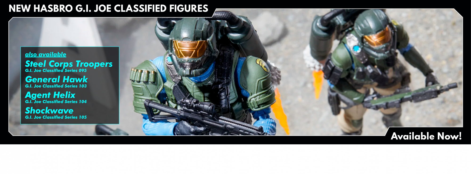 New GI Joe Classified Action Figures
