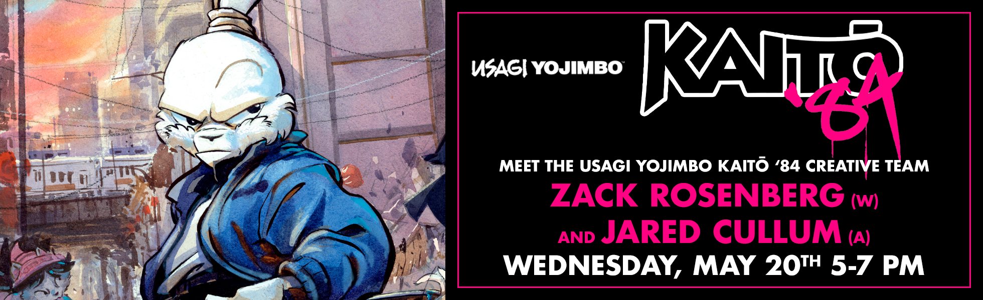 Usagi Yojimbo Kaito 84 signing
