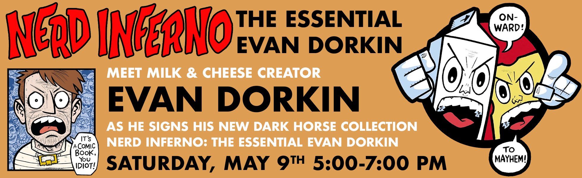 Nerd Inferno Signing with Evan Dorkin
