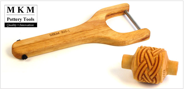 MKM Pottery Tools Wood Mini Handle Rollers For Clay (RH-2