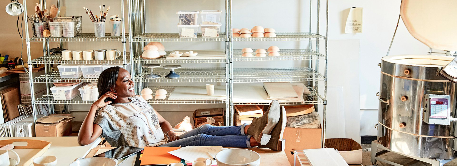 Nothing completes a studio like your own kiln